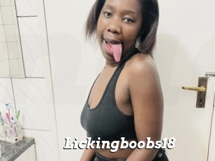 Lickingboobs18