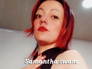 Samantha_swam